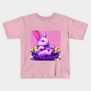 Pixel Bunny Kids T-Shirt